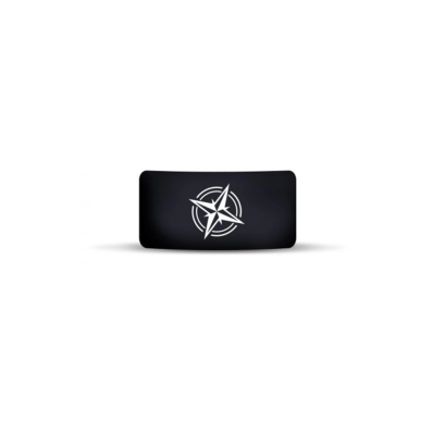 Vape Band Noir Logo Boussole 22 à 26mm - Solubarome