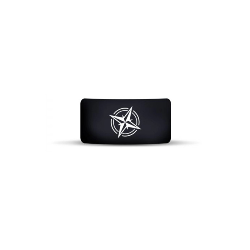 Vape Band Noir Logo Boussole 22 à 26mm - Solubarome