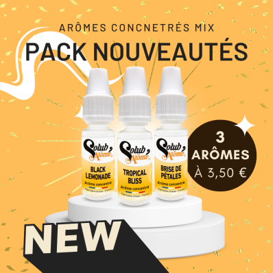 Pack Nouveautés - Arômes concentrés 10 ml - Solubarome