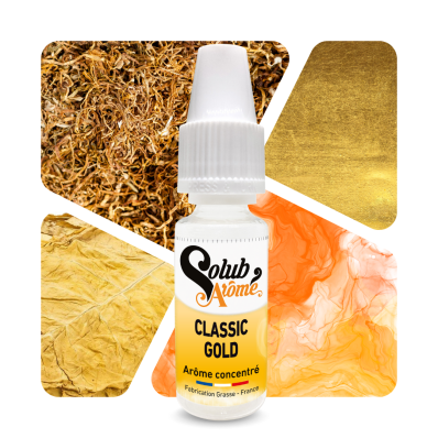Tabac Gold - Arôme concentré e-Iiquide - Solubarome