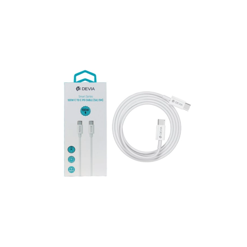Câble USB-C à USB-C 1.5m 100W - Devia