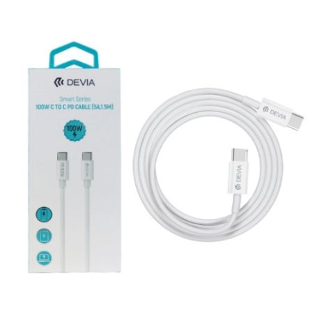Câble USB-C à USB-C 1.5m 100W - Devia
