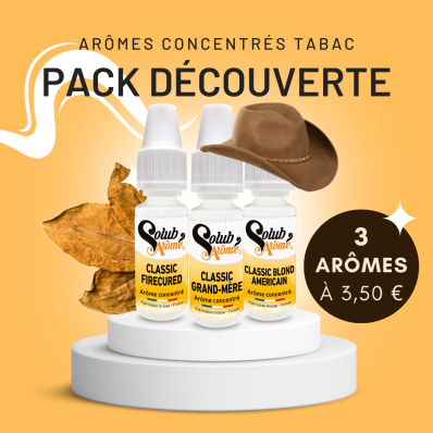 Pack découverte - Tabac - Solubarome
