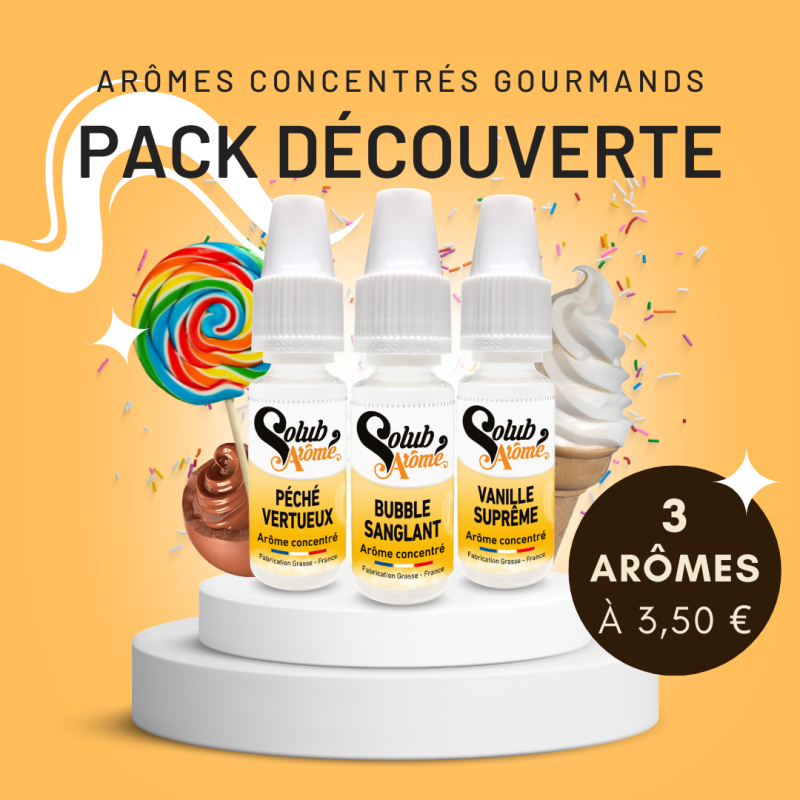 Pack découverte - Gourmand - Solubarome