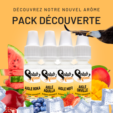 Pack Nouveautés - Arômes concentrés 10 ml - Solubarome