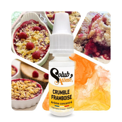 Crumble framboise - Arôme concentré e-Iiquide - Solubarome