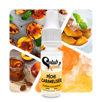 Pêche caramélisée - Arôme concentré e-Iiquide - Solubarome
