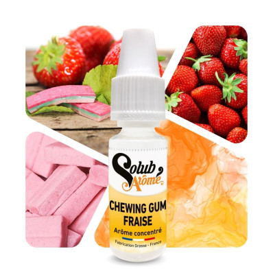 Chewing-gum fraise - Arôme concentré e-Iiquide - Solubarome