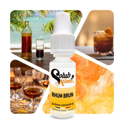 Rhum brun - Arôme concentré e-Iiquide - Solubarome