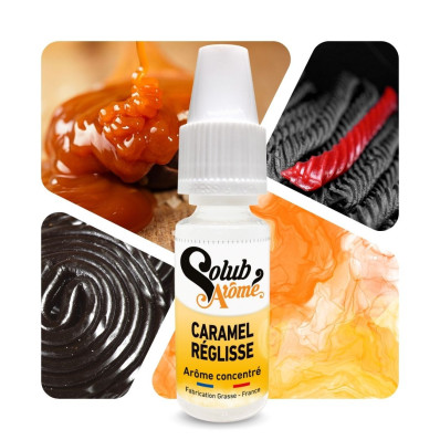 Caramel réglisse - Arôme concentré e-Iiquide - Solubarome