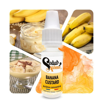 Banana custard - Arôme concentré e-Iiquide - Solubarome