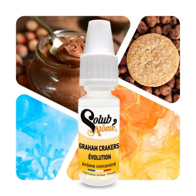 Graham crakers évolution - Arôme concentré e-liquide - Solubarome