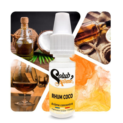 Rhum coco - Arôme concentré e-liquide -Solubarome
