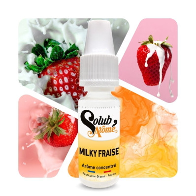 Milky fraise - Arôme concentré e-liquide - Solubarome