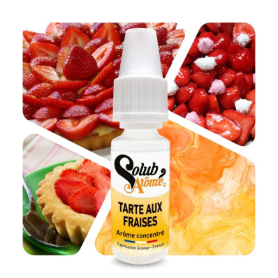 Tarte aux fraises - Arôme concentré e-liquide - Solubarome
