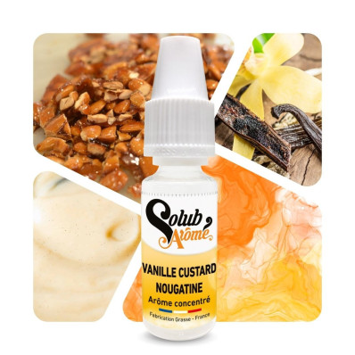 Vanilla custard nougatine - Arôme concentré e-liquide - Solbarome