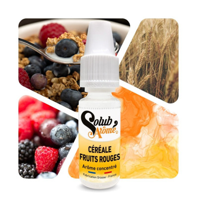 Céréale fruits rouges - Arôme concentré e-liquide - Solubarome
