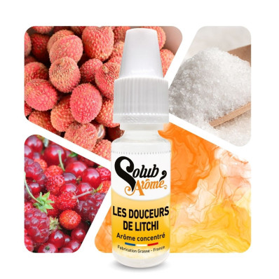 Les douceurs de litchi - Arôme concentré e-Iiquide - Solubarome