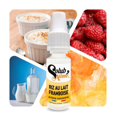 Riz au lait framboise - Arôme concentré e-Iiquide