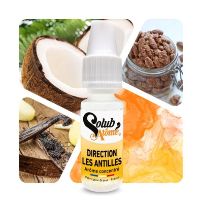 Direction les Antilles - Arôme concentré e-Iiquide - Solubarome