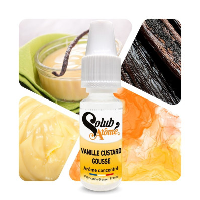 Vanille custard gousses - Arôme concentré e-Iiquide - Solubarome