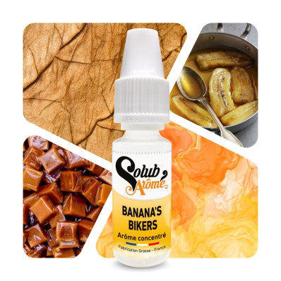 Banana's bikers - Arôme concentré e-liquide - Solubarome
